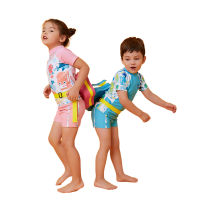 361 Cute Swimwear For Girls Swimsuit Two Piece Short Sleeve Kids Swimwear For Boys Bathing Suit Children Swimming Trunk