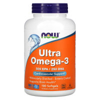 [Exp2027] ? น้ำมันปลา โอเมก้า-3 ชนิดเข้มข้น ? | NOW Foods Ultra Omega-3 500 EPA / 250 DHA