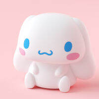 Cinnamoroll ไฟกลางคืนการ์ตูนน่ารักขนาดเล็กควบคุมการแตะที่ตาซิลิโคนแสงนุ่มป้องกันไฟสถานรับเลี้ยงเด็ก