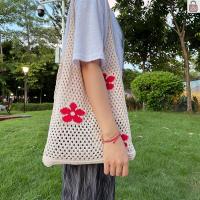 Flower Shopping Mesh Net Bag Fruit Storage Eco-Friendly Weaving Handbags