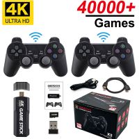 เกม Joypad สำหรับจอสัมผัส4K GD10 128G คอนโซลเกมย้อนยุค40000เกม HD อุปกรณ์ควบคุมสัญญาณไวร์เลสเครื่องเล่นวิดีโอเกมสำหรับ PSP PS1 GBA ของขวัญวันเกิด