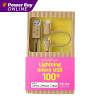 CHEERO สาย Micro USB&amp;Lightning (1 m.) รุ่น Danboard Lightning &amp; Micro USB