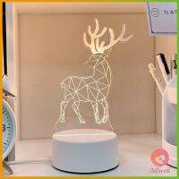 AllWell โคมไฟตกแต่งห้อง  โคมไฟตั้งโต๊ะ LED โคมไฟ 3D night light