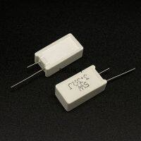 【DT】hot！ 5Pcs RX27  RX2-5 Cement Resistor Resistance 5W 0.02R-150K Ohm Foot