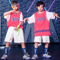 [COD] Childrens hip-hop suit boys handsome Chinese fashion costumes stage girls hiphop dance