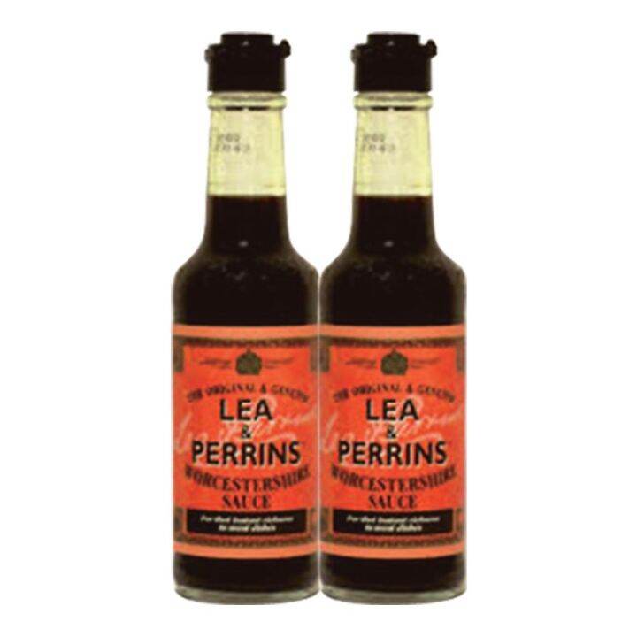 สินค้ามาใหม่-ลีแอนด์เพอร์รินส์-ซอสเปรี้ยว-150-มล-x-2-ขวด-lea-amp-perrins-worcestershire-sauce-150-ml-x-2-bottles-ล็อตใหม่มาล่าสุด-สินค้าสด-มีเก็บเงินปลายทาง