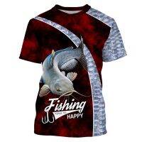 Catfish fishing Camo customize 3D loaded men s shirt cool summer casual style Unisex T-Shirt Gift for fisherman