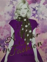 หนังสือ วาดภาพ แฟชั่น ภาษาอังกฤษ STICKER FASHIONISTA A YEAR IN FASHION