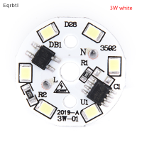 Eqrbtl แผ่นปะหลอดไฟ LED แผ่น SMD แผ่นแหล่งกำเนิดหลอดไฟโมดูลทรงกลมสำหรับหลอดไฟ