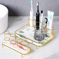 New Style Diatomite Toothbrush Holder Desktop Toothbrush Stand Cosmetic Organizer Makeup Storage Rack Bathroom Accessories