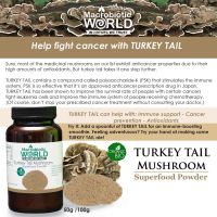 ?New Item?  Organic/ Turkey Tail Mushroom เห็ดหางไก่งวง 100g