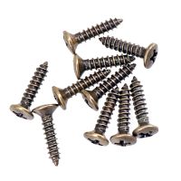 Pack of 100 Guitar Bass Pickguard Screws Scratch Plate Mounting Screw for ST TL SG LP Electric Guitar