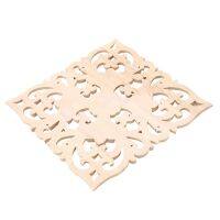 Wooden Decal Supply European-Style Applique Real Wood Carving Accessories And