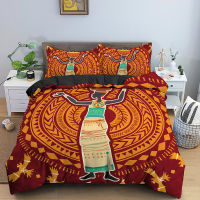 Egyptian Bedding Set Ancient Egypt Civilization Duvet Cover Characters Home Textiles Bedclothes 23PCS