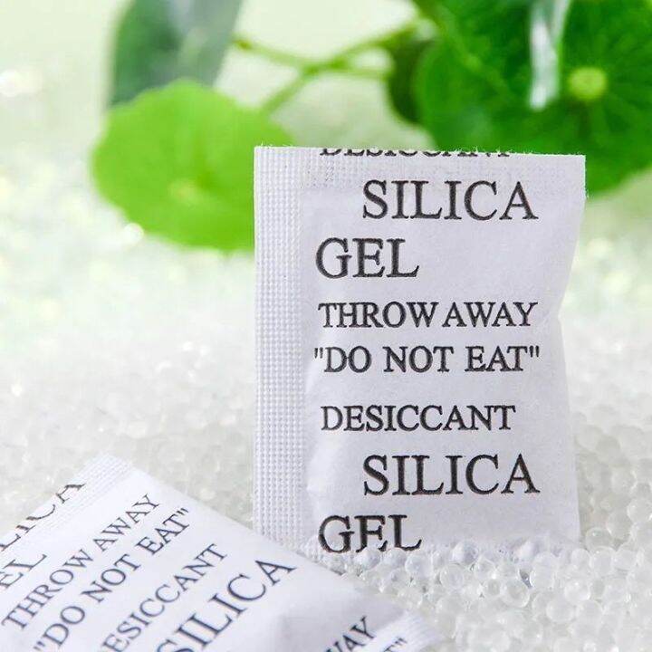 100pcs Nontoxic Silica Gel Packs Desiccant Dehumidifier Moisture Absorber Anti Humidade and