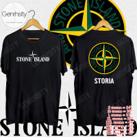 23เสื้อใหม่ชายและหญิงเสื้อยืดเดียวกัน Ston-E Isla Trend คอตตอนหลวมโลโก้เข็มทิศแขนสั้นเสื้อยืด XS-3XL (แท็ก + แท็ก +)