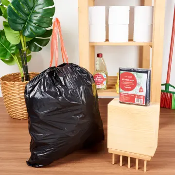 Buy Wholesale China 30l Oxo-degradable Black Trash Bag & Trash Bag