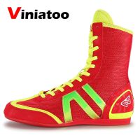 New Breathable Boxing Shoes Men Women Kids Professional Boxing Wears Luxury Wrestling Sneakers Anti Slip Flighting Sneakers