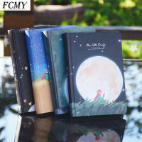 A5 Thick Paper Little Prince Color Page Hand Ledger Cute Illustration Fairy Tale Hand Account Notebook Childrens Diary Book