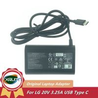 Original 65W USB-C 20V 3.25A AC/DC Adapter for LG gram 15Z90Q 16Z90Q 17Z90Q 16Z95PD 17Z90P-K.ADC9U1 AADT-65DSU-D03-2 Charger New original warranty 3 years