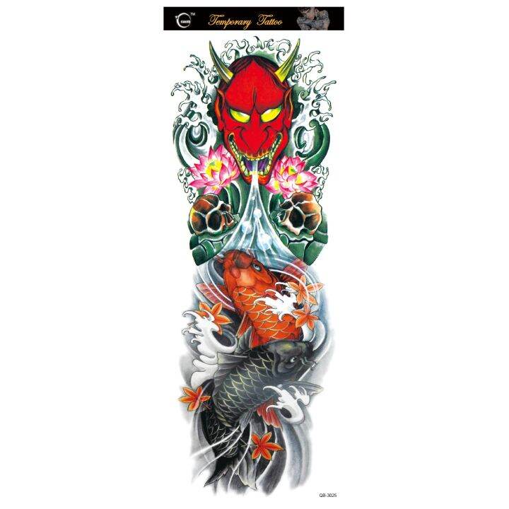 hot-dt-temporary-tattoo-stickers-black-snake-flower-fake-female-rose-peony-water-transfer