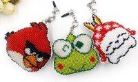 （Jinxiu cross-stitch）คนรักการ์ตูนลูกปัดชุดปักครอสติ Pre พิมพ์ประทับพลาสติกผ้าใบงานฝีมือแฮนด์เมด DIY เย็บปักถักร้อยพวงกุญแจโทรศัพท์เสียบบวก