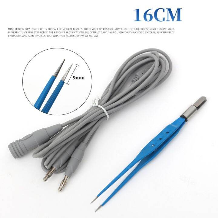 bipolar-coagulating-tweezers-electrocoagulating-wire-insert-type-high-temperature-and-high-pressure-electrocoagulation-forceps