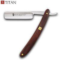 Titan wood handle  straight razor steel blade sharp already