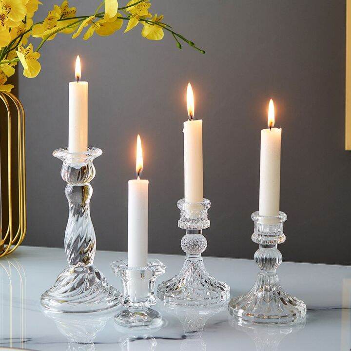 Candlestick Wedding centerpiece candle holders Table centerpiece candle ...