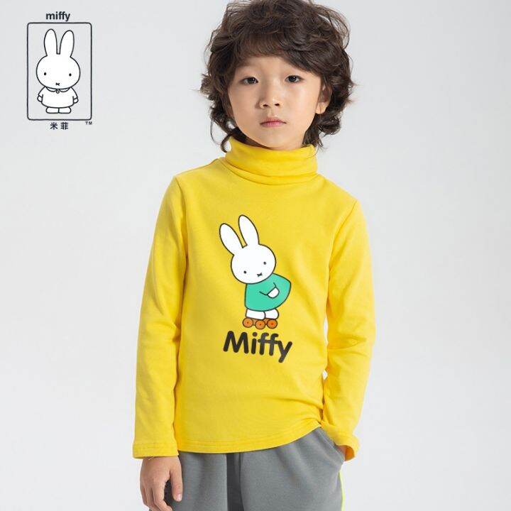 cod-miffy-miffy-autumn-new-girls-casual-bottoming-baby-korean-version-of-the-high-necked-tide-source-factory