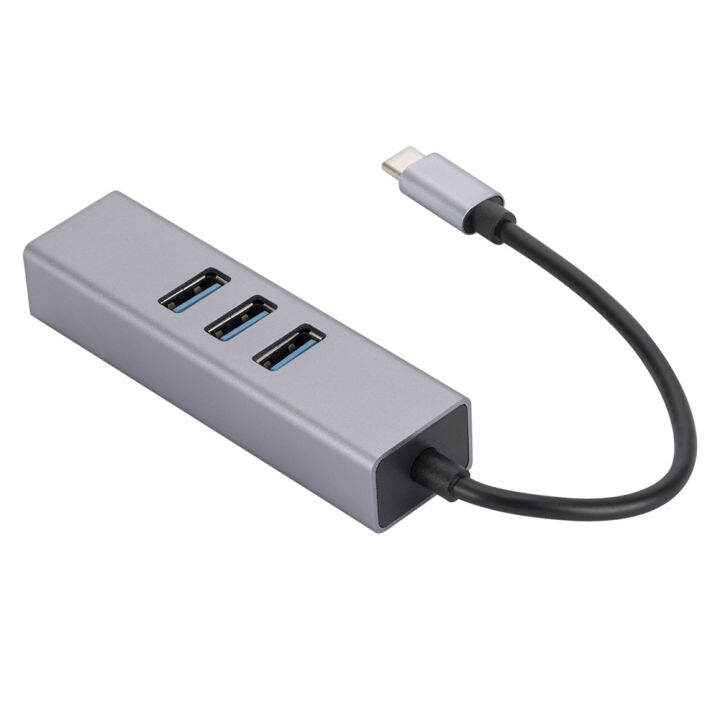 zp-usb3-0ไปยังพอร์ตเครือข่าย-rj45-usb-splitter-type-c-docking-station-การ์ดเครือข่าย-gigabit-3พอร์ต-usb3-0-hub