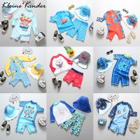 ✐✚ Kids Bathing Suits UV Protection Swimsuit Baby Boy Long Sleeve Swimwear for Children Swimming Suit 2020 Child Beach Pool Clothes