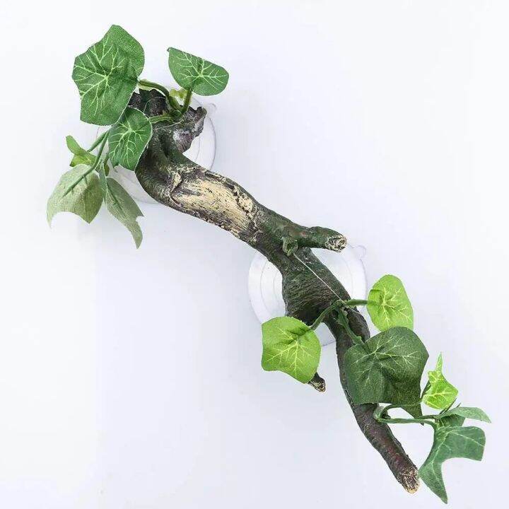 Resin Artificial Branches Reptile Cave Corner Fake Branch Terrarium