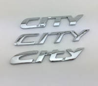 โลโก้ตัวอักษร ฮอนด้า ซิตี้ สามรุ่น งานพลาสติก  2004 CITY , CITY type z , 2008 - 2012 CITY logo emblem for rear