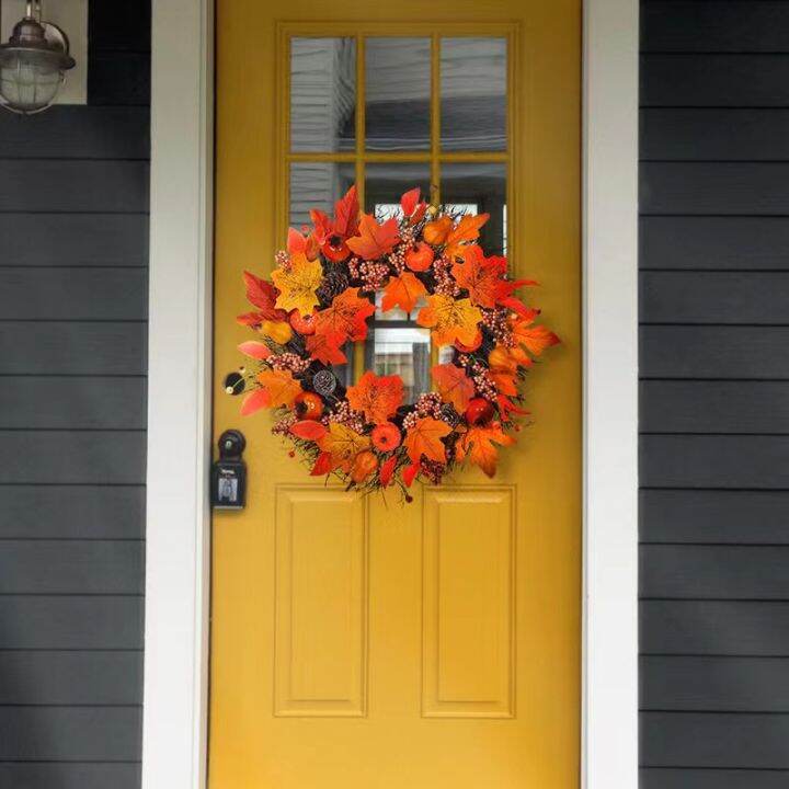 artificial-wreath-home-decoration-maple-wreath-christmas-wreath-thanksgiving-day-decoration-halloween-wreath