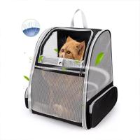 cat carrier backpack Breathable Cat dog Carrier Foldable Portable Backpack Large Capacity Mesh Outdoor Travel Supplies