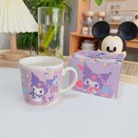 Sanrio 400มล. ถ้วยน้ำเด็กผู้หญิงน่ารักกาแฟถ้วยนมแก้วมัคของขวัญ