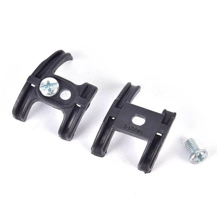 THURSDAY Black Bike Frame Housing Anti Friction With Screws Road Bikes Bike Cable Holder Bike