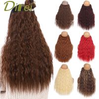 DIFEI Synthetic No Clips Fishing Line Hair Piece Womens Wig 24 Inch Long Whiskered Female Hairpiece Hair Extensions Wig  Hair Extensions  Pads