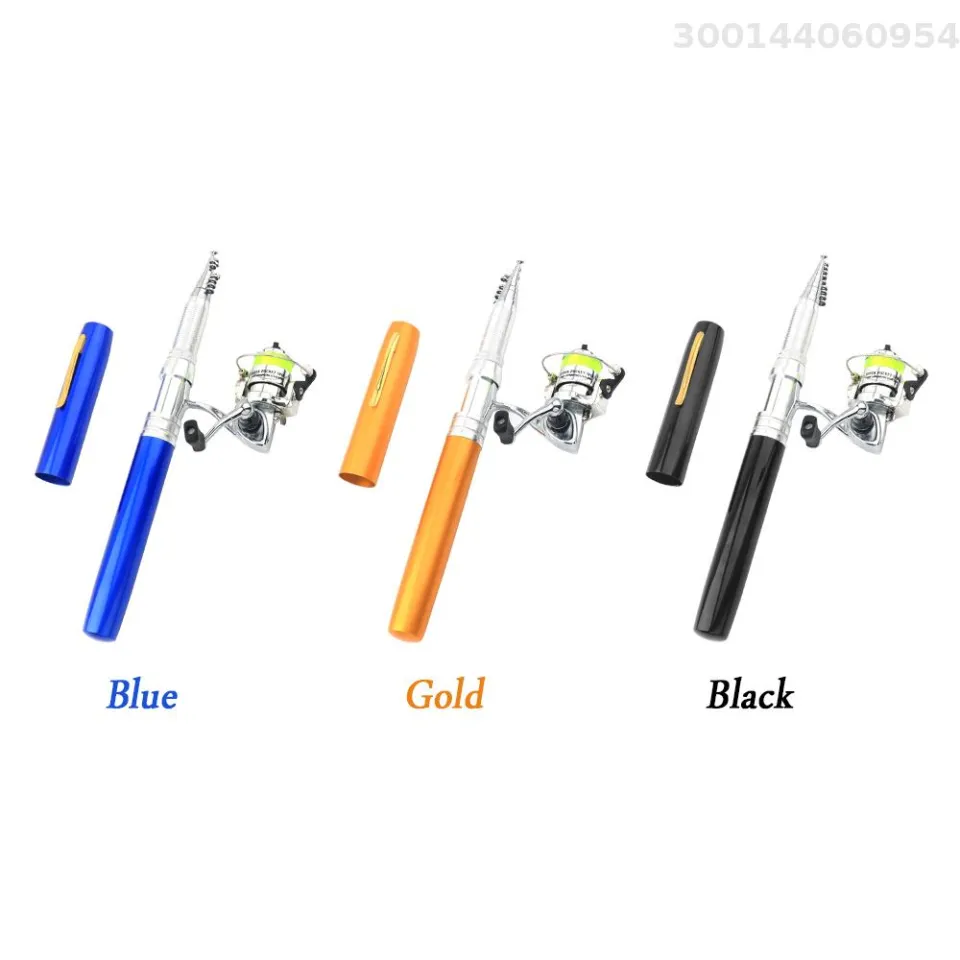 GOFISHUP Portable Pen Shape Fishing Rod Telescopic Aluminum Alloy