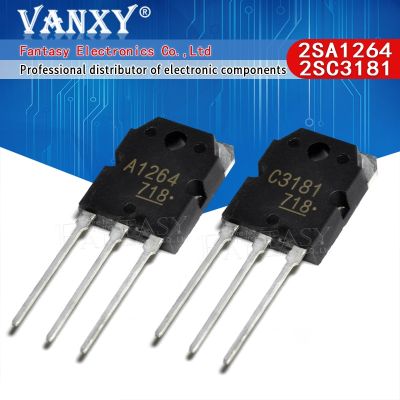 2pairs ( 2pcs A1264N + 2pcs C3181N ) TO-3P 2SA1264N 2SC3181N A1264 C3181 2SA1264 2SC3181 WATTY Electronics