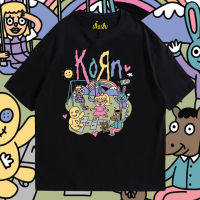 (พร้อมส่งเสื้อเฮีย) เสื้อ KORN น่ารักๆ ผ้าCotton 100% มีสองสี ทั้งทรงปกติและ OVERSIZE