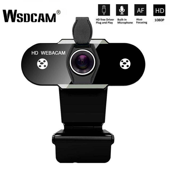 Full HD 1080P cam Computer PC  Camera with Microphone for Live