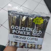 (1 แถม 1) กาแฟสตรองคอฟฟี่ตราโกลเด้นเพาเวอร์ (Golden Power Strong Coffee 3in1) ขนาด 12 ซอง/ถุง