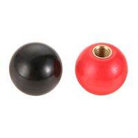 【hot】 2pcs M4/M5/M6 Thread Bakelite Knob Clamping Nuts Core Handle Plastic Red/Black for Machinery Machine