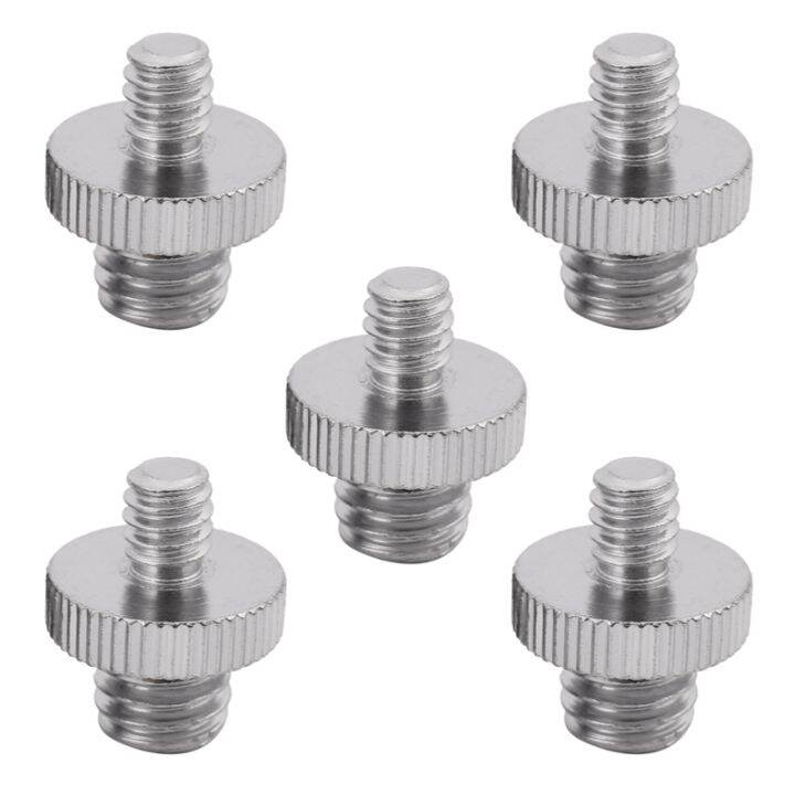 5 Pieces Metal Threaded Screw Adapter Tripod Screw Converter for DSLR ...