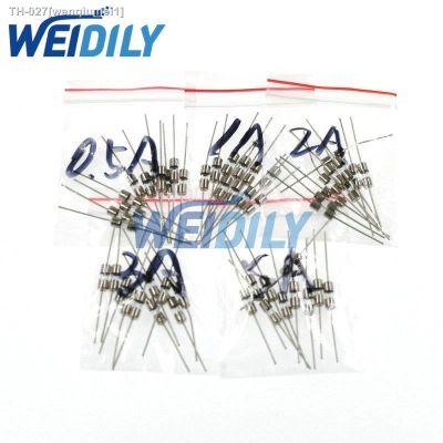 ▣✘✿ 50PCS 5Values Fast Quick Blow Glass Tube Fuses With Pin Assortment Kit 3x10mm 0.5A 1A 2A 3A 5A/250V