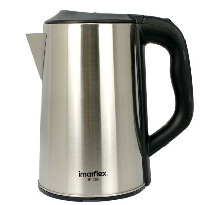 กาต้มน้ำไฟฟ้าสแตนเลส Electric Kettle กาต้มน้ำร้อน Imarflex กาต้มน้ำไฟฟ้า อิมาร์เฟล็กซ์  กาต้มน้ำ สแตนเลส ความจุ 3 ลิตร กาน้ำไฟฟ้า รุ่น IF-285 กาต้มน้ำสแตนเลส