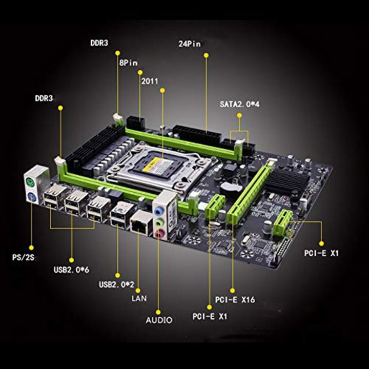 ขายดีที่สุดกระดานหลักคอมพิวเตอร์-x79-pro-ทนทาน-dual-channel-gaming-motherboards