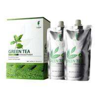 ▶️?ชุดครีมยืดผม ตรงถาวร สูตรชาเขียว LANGEL GREEN TEA STRAIGHTENER (แอลแองเจล) โฉมใหม่ ปริมาณสุทธิ 600มล.x2 [ ความสวยและความงาม ]